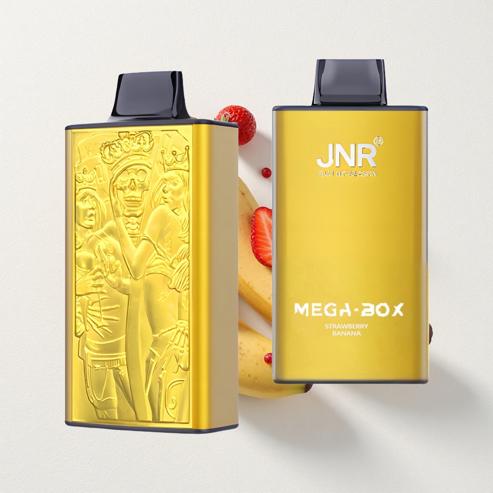 JNR Mega Box 25000 Puffs Dual Mesh Coil Strawberry Banana