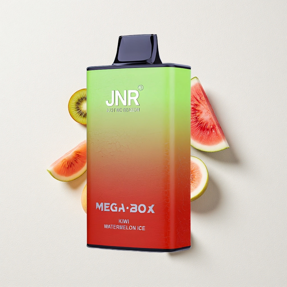 JNR Mega Box 25000 Puffs Kiwi Watermelon Ice Dual Mesh Coil Quick Charge