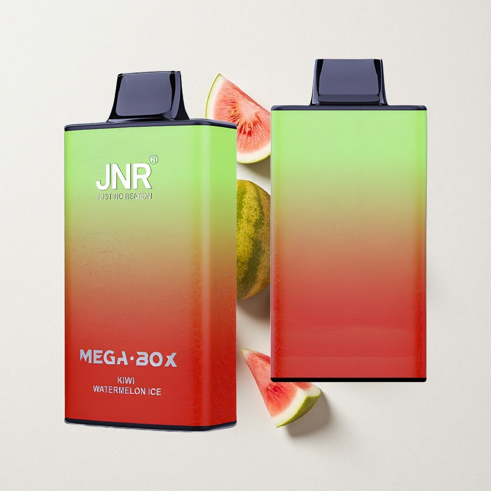JNR Mega Box 25000 Puffs Kiwi Watermelon Ice Dual Mesh Coil Quick Charge