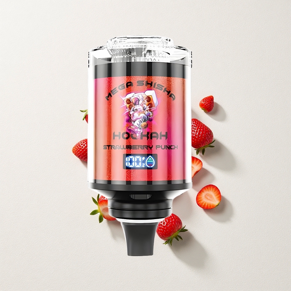 JNR Mega Shisha 100K Desktop Smart Screen Strawberry Punch