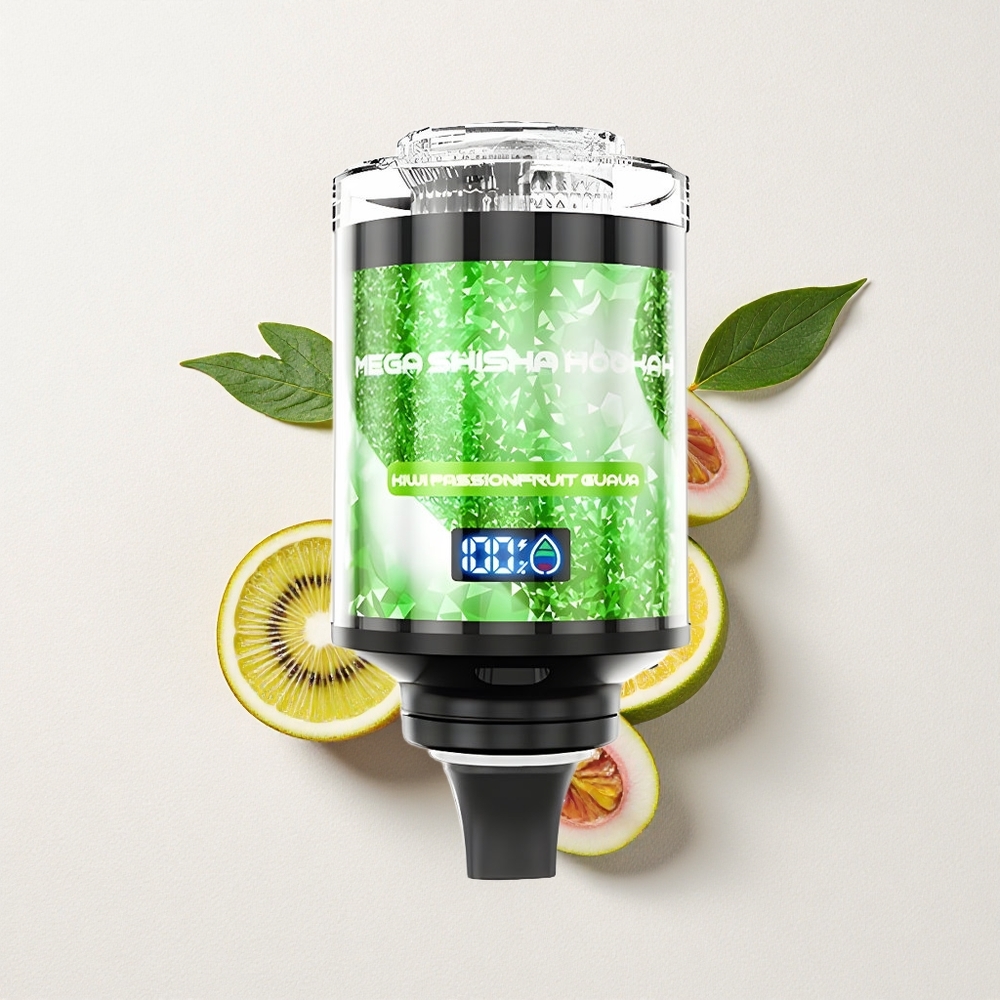 JNR Mega Shisha 100K Kiwi Passionfruit Guava Smart Screen Fast Charge