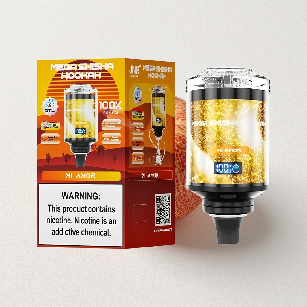 JNR Mega Shisha 100K Mi Amor Smart Screen & Airflow
