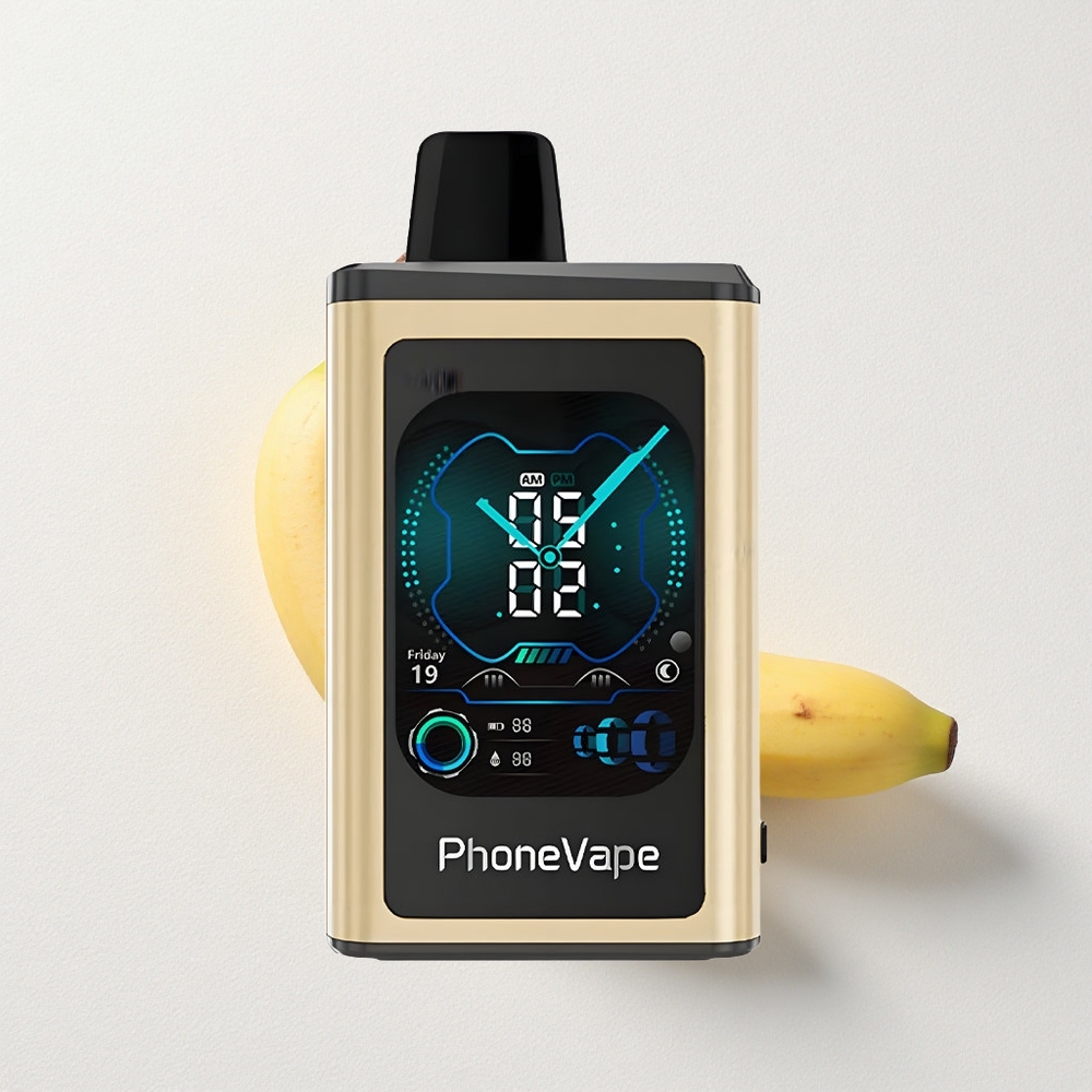 JNR PhoneVape 30000 Turbo Banana Ice with App Control