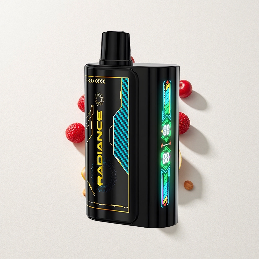 Jnr Radiance 31000 Puffs Disposable Vape Fizzy Cherry Cola Dual Mesh Coil Type-C