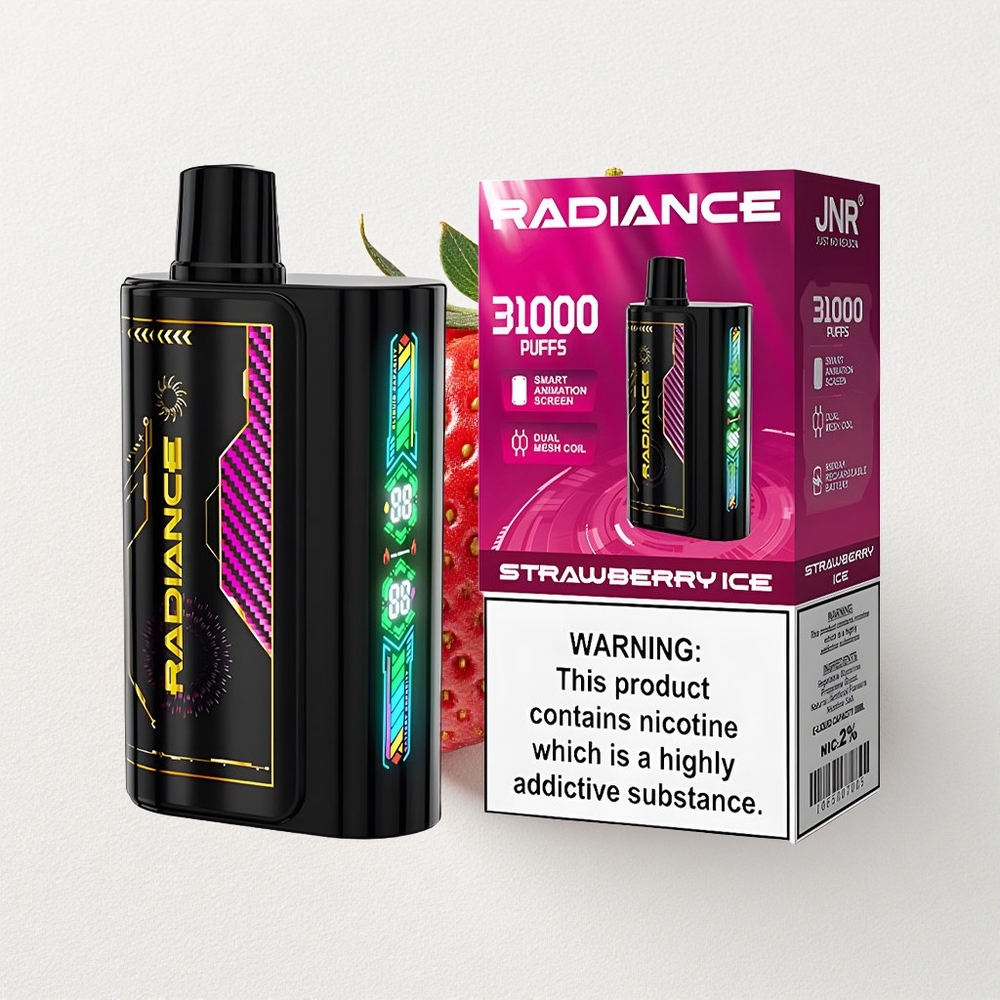 Jnr Radiance 31000 Puffs Dual Mesh Coil Strawberry Ice