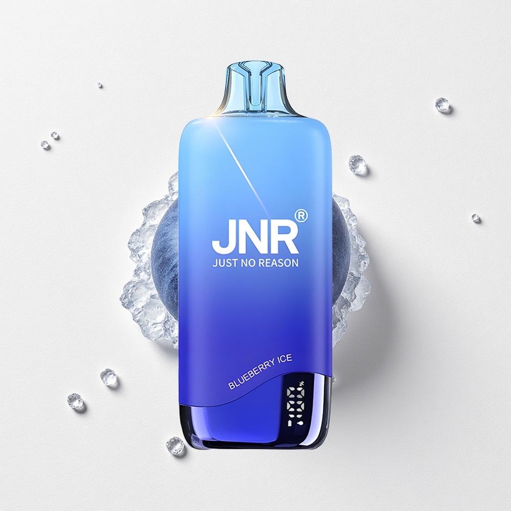 JNR Rainbow 10500 Puffs Disposable Vape Blueberry Ice with 18mL E-Liquid Capacity Tank & Mesh Coil
