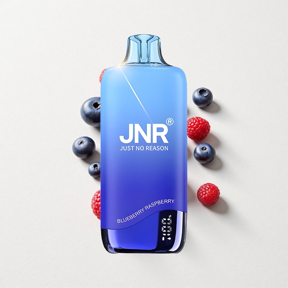 JNR Rainbow 10500 Puffs Disposable Vape Blueberry Raspberry 18mL E-Liquid Capacity Mesh Coil