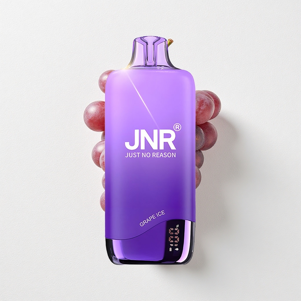 JNR Rainbow 10500 Puffs Disposable Vape Grape Ice 18mL E-Liquid Capacity 0.8ohm Mesh