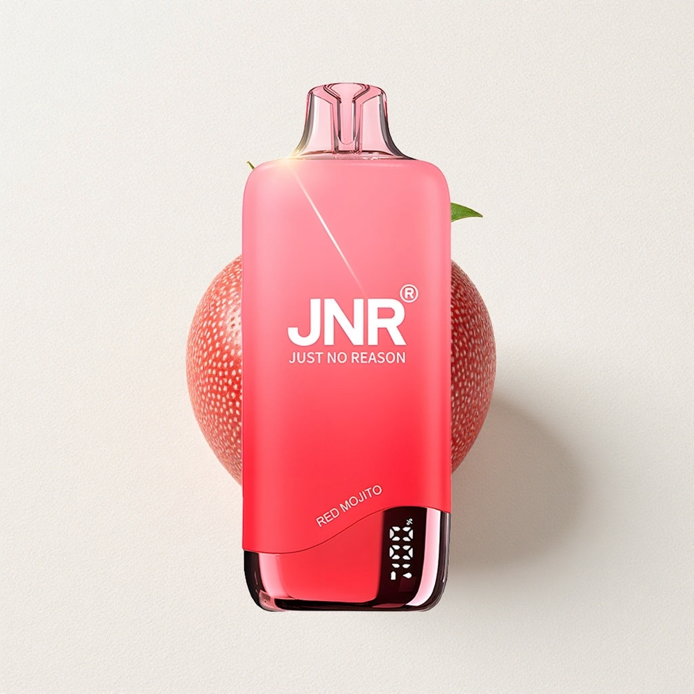 JNR Rainbow 10500 Puffs Disposable Vape Red Mojito 18mL E-Liquid Capacity Mesh