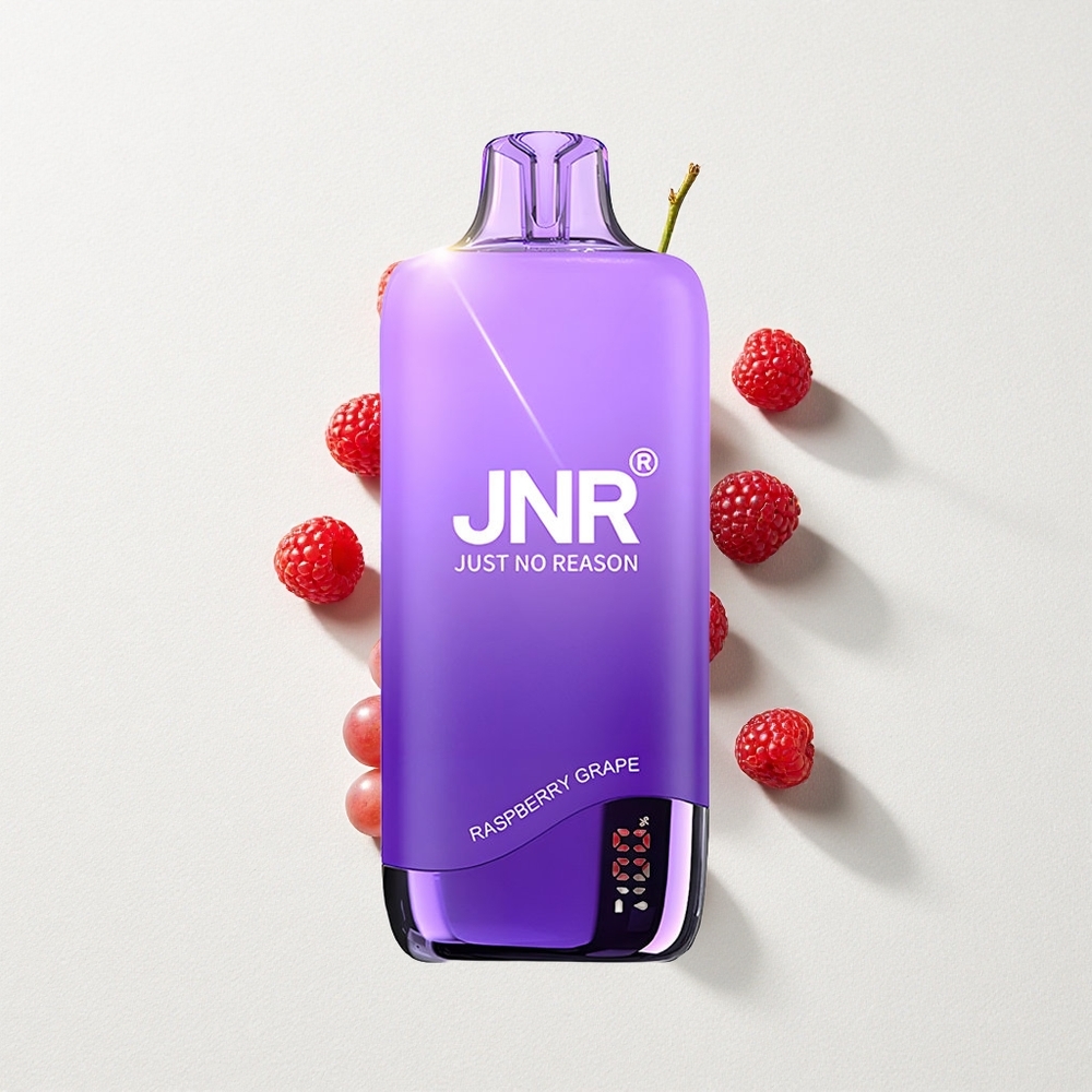 JNR Rainbow 10500 Puffs Raspberry Grape 18mL E-Liquid Capacity Mesh