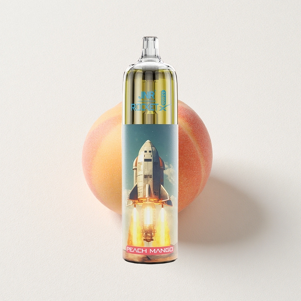 JNR Rocket-X 12400 Puffs Adjustable Airflow RGB Peach Mango Disposable Vape