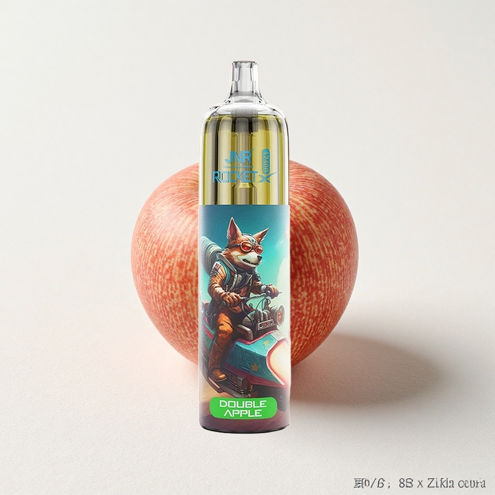 JNR Rocket-X 12400 Puffs Disposable Vape Double Apple with RGB & Adjustable Airflow