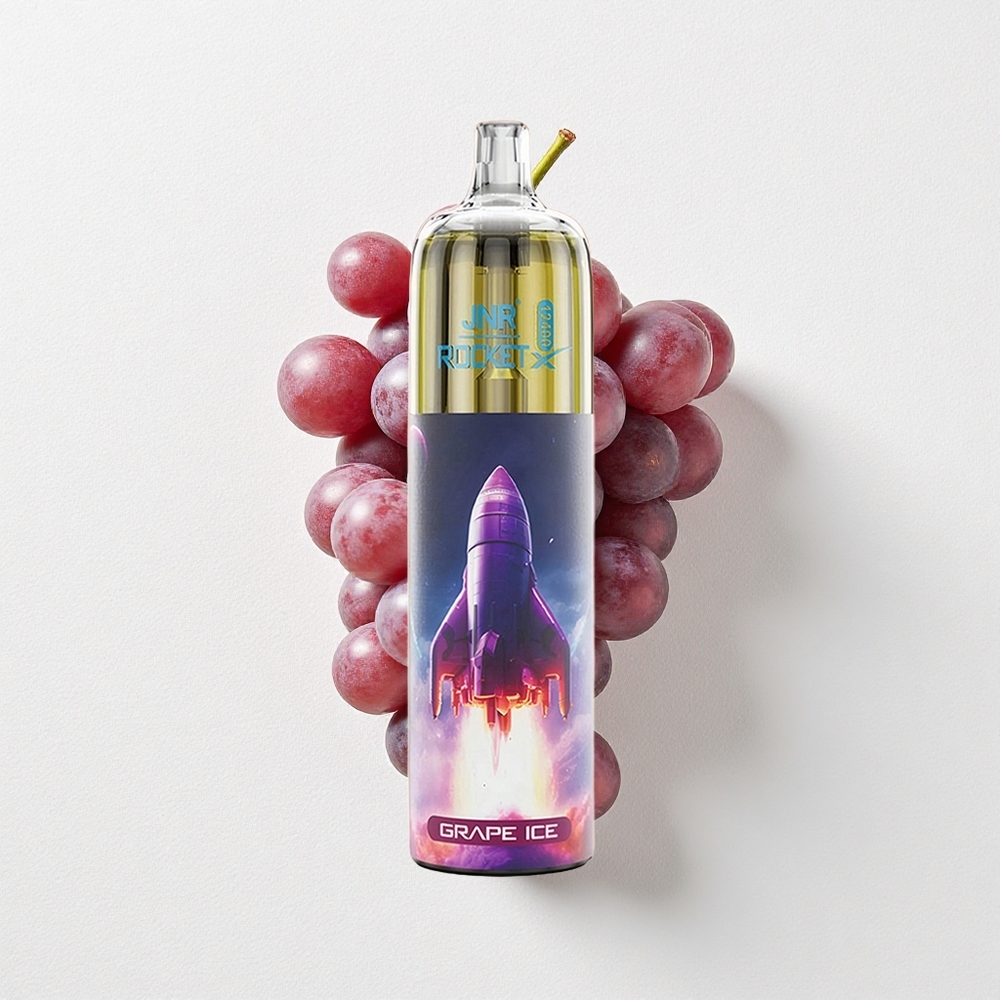 JNR Rocket-X 12400 Puffs Disposable Vape Grape Ice RGB Airflow