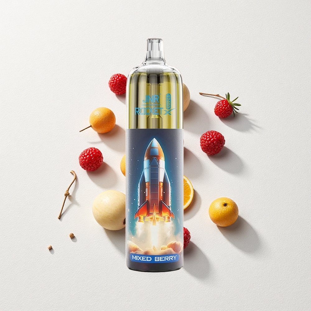 JNR Rocket-X 12400 Puffs Disposable Vape Mixed Berry RGB Airflow