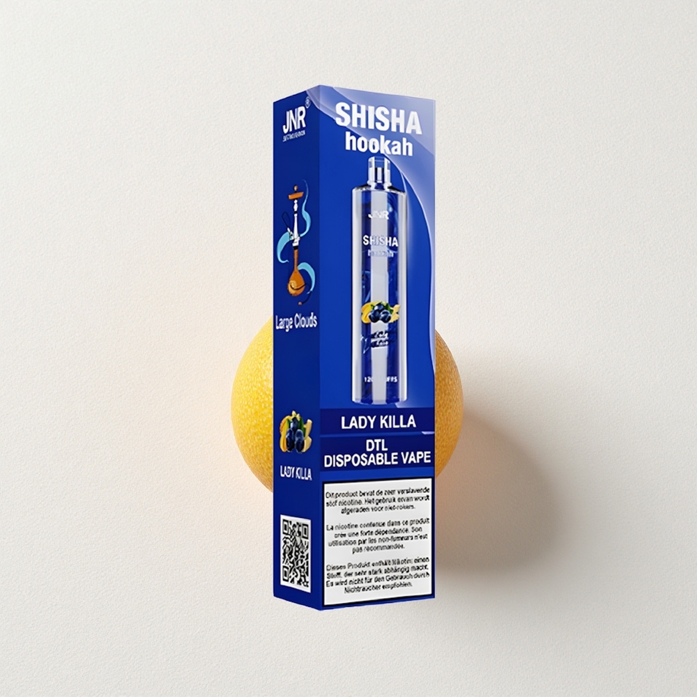 JNR Shisha 12000 Puffs 24mL E-Liquid Capacity Lady Killa