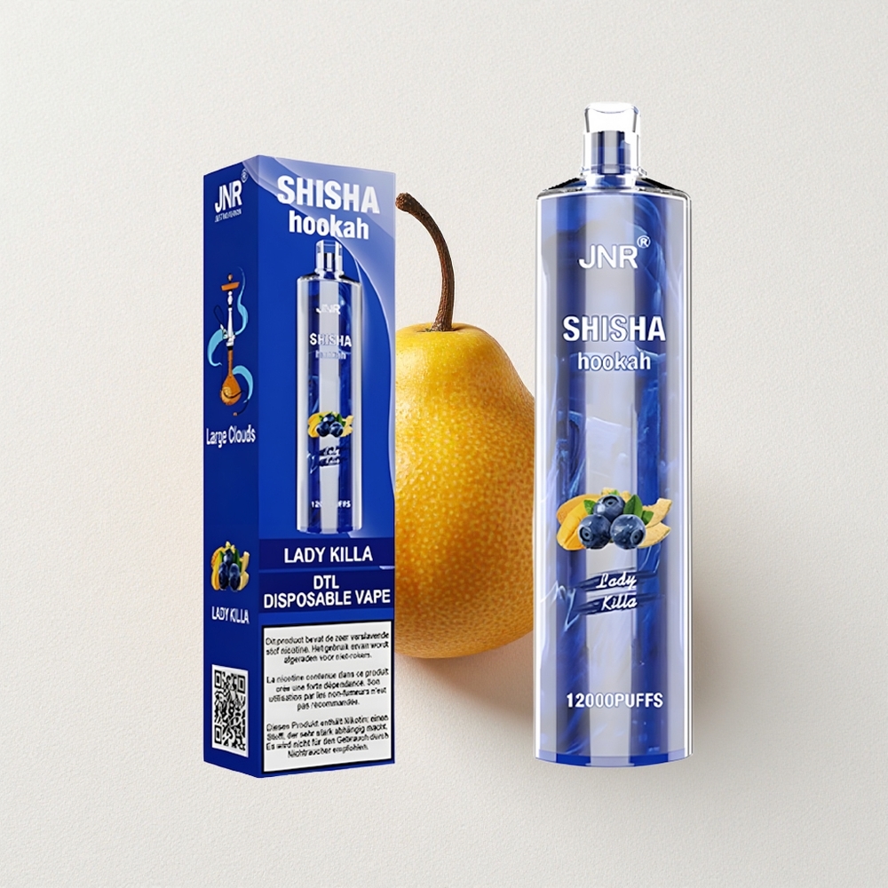 JNR Shisha 12000 Puffs 24mL E-Liquid Capacity Lady Killa