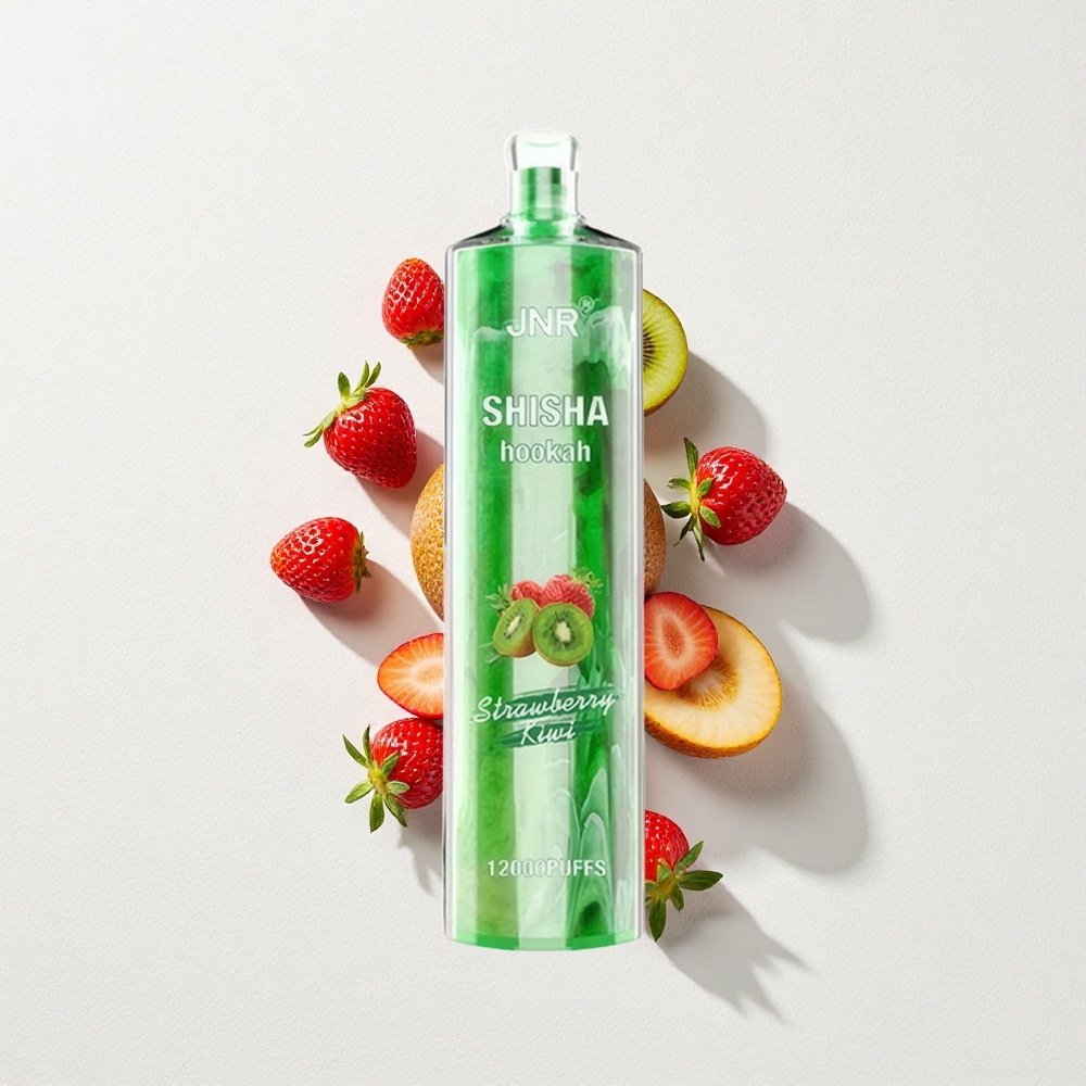 JNR Shisha 12000 Puffs 24mL E-Liquid Capacity Strawberry Kiwi Type-C Fast Charging
