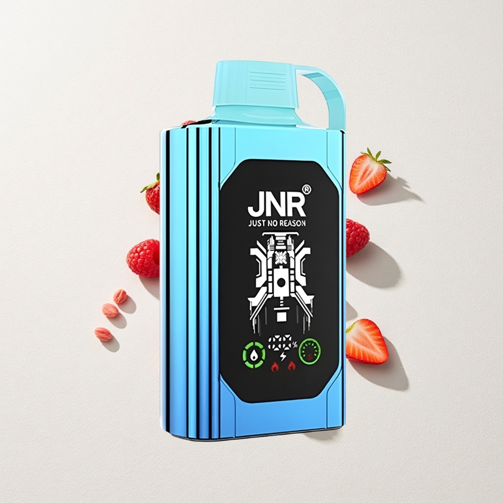 JNR Shisha Hookah Box 20500 Puffs Strawberry Raspberry Candy HD Display & Type-C Quick Charge
