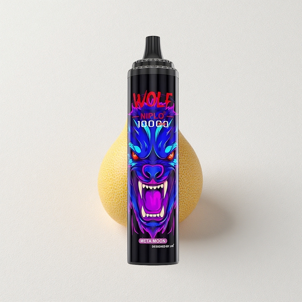 JNR Wolf Niplo 10000 Puffs Meta Moon 20mL E-Liquid Capacity Mesh 650mAh Battery Capacity