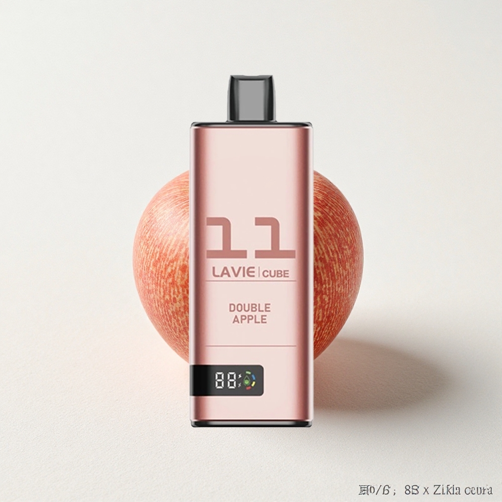 Lavie Cube 20000 Puffs Disposable Vape Double Apple 28mL E-Liquid Capacity Type C