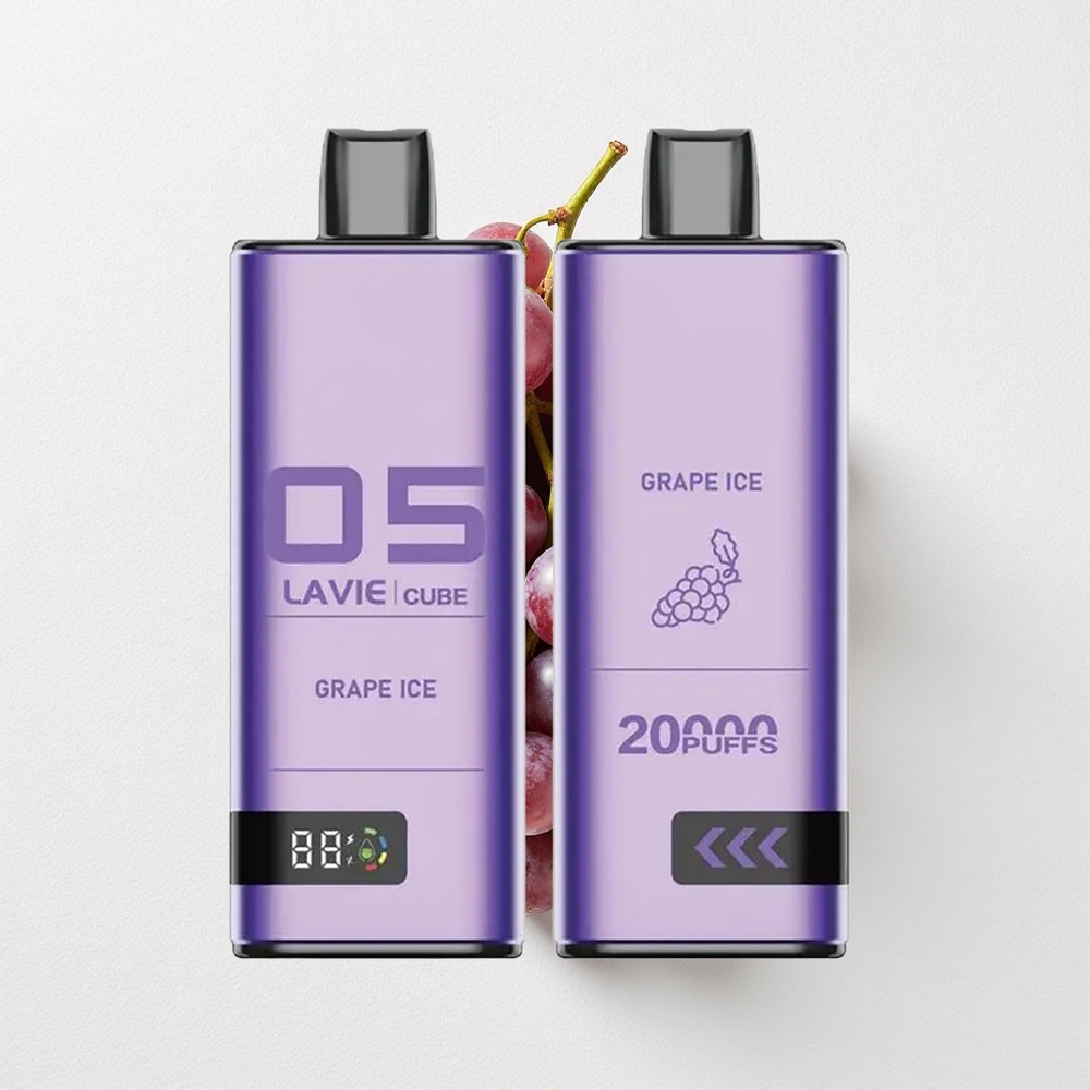 Lavie Cube 20000 Puffs Grape Ice Type C 28mL E-Liquid Capacity