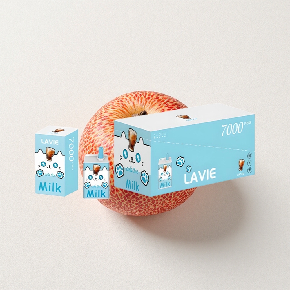 LAVIE Milk 7000 Puffs 16mL E-Liquid Capacity Cola Ice Type C Rechargeable