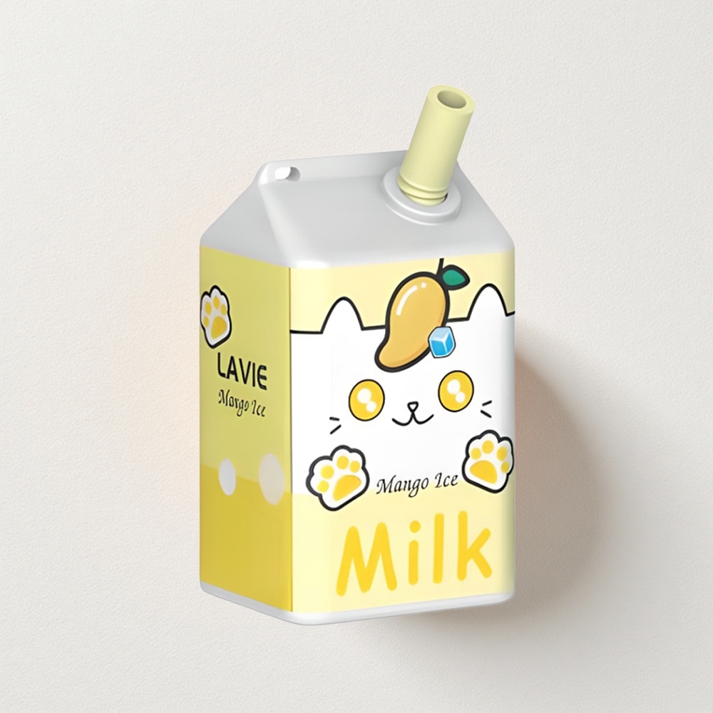 LAVIE Milk 7000 Puffs 16mL E-Liquid Capacity Mango Ice Rechargeable