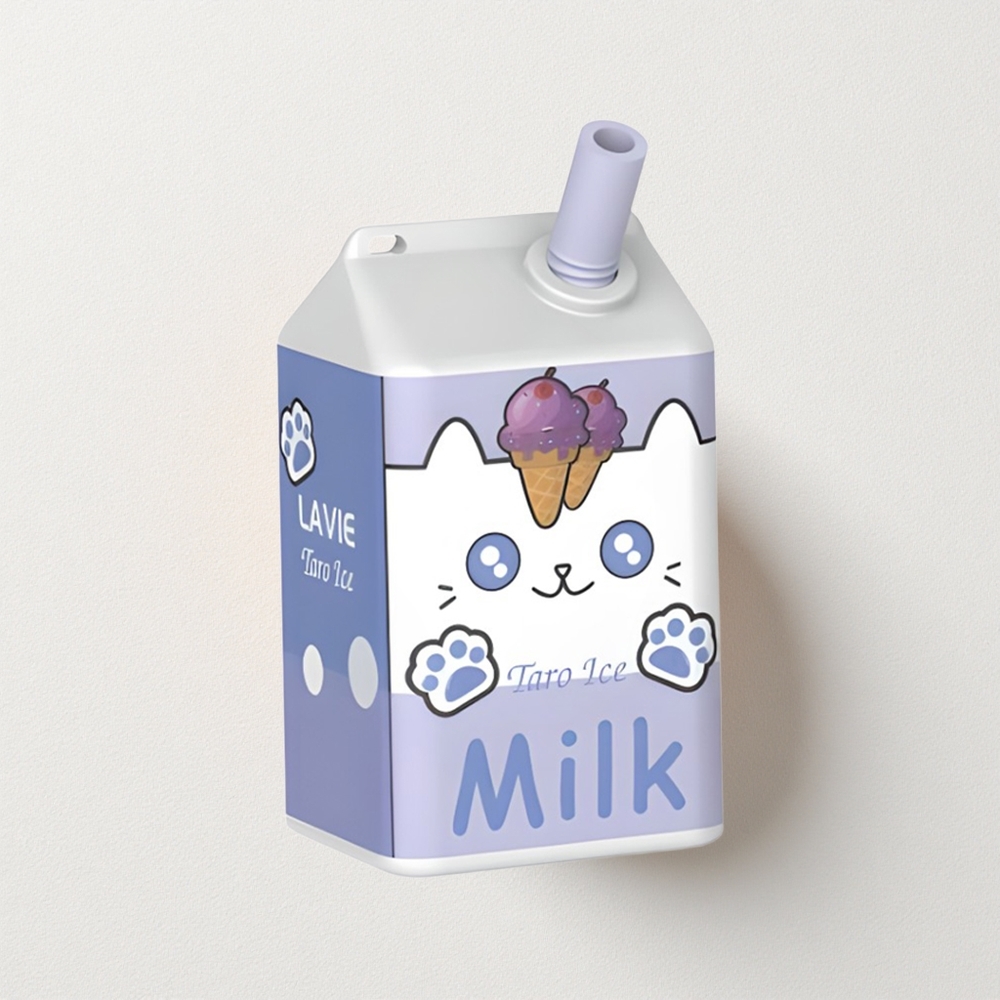 LAVIE Milk 7000 Puffs 16mL E-Liquid Capacity Taro Ice Rechargeable