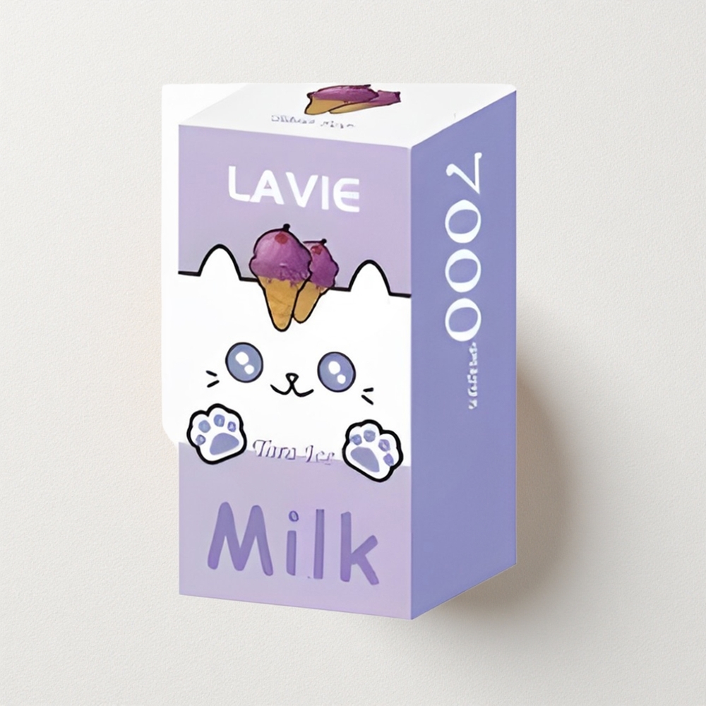 LAVIE Milk 7000 Puffs 16mL E-Liquid Capacity Taro Ice Rechargeable