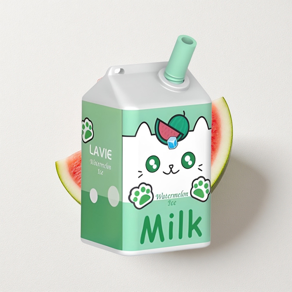 LAVIE Milk 7000 Puffs 16mL E-Liquid Capacity Watermelon Ice Rechargeable