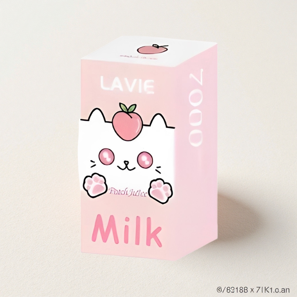 Lavie Milk 7000 Puffs Rechargeable 16mL E-Liquid Capacity Peach Juice